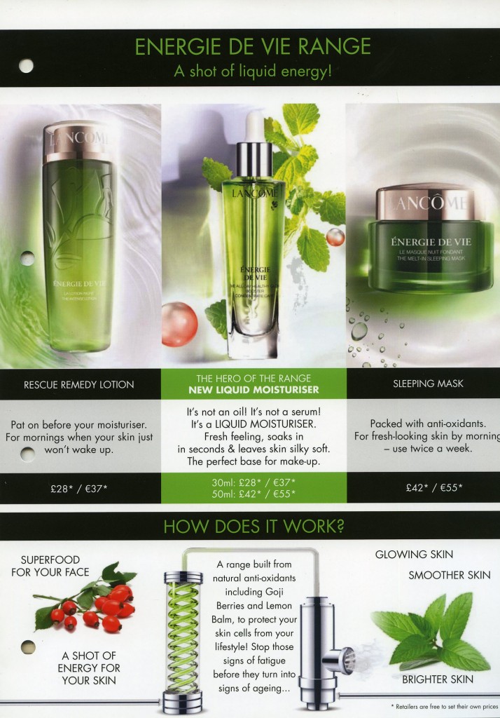Lancome Energie De Vie